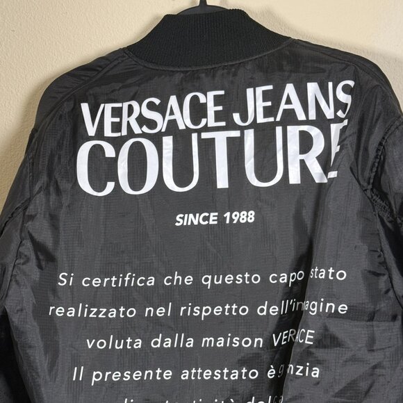 Versace Jeans Couture Jacket Barocco Reversible Bomber Jacket Printed coat - Picture 5 of 13
